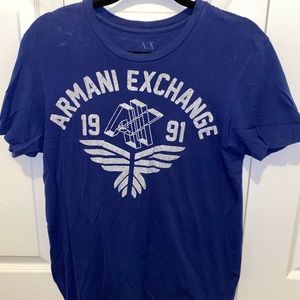 Armani exchange blue shirt